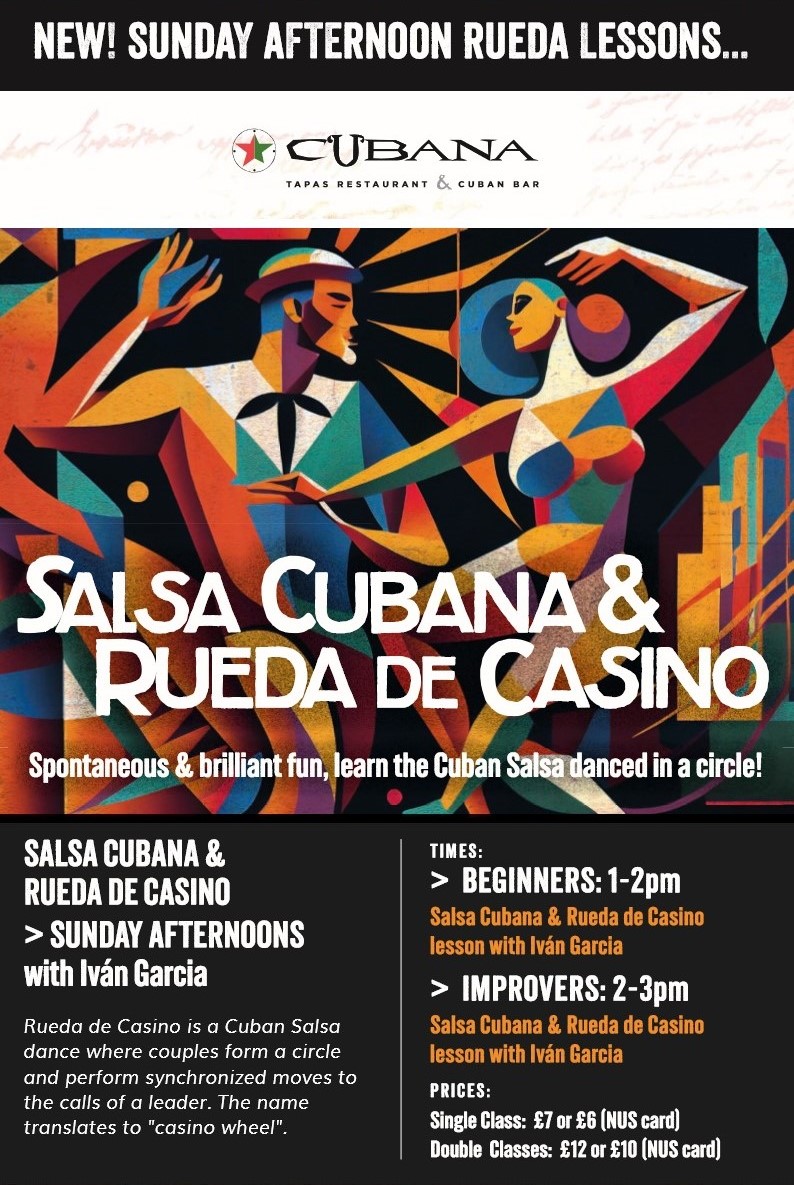 Tango Classes at Cubana on Sundays