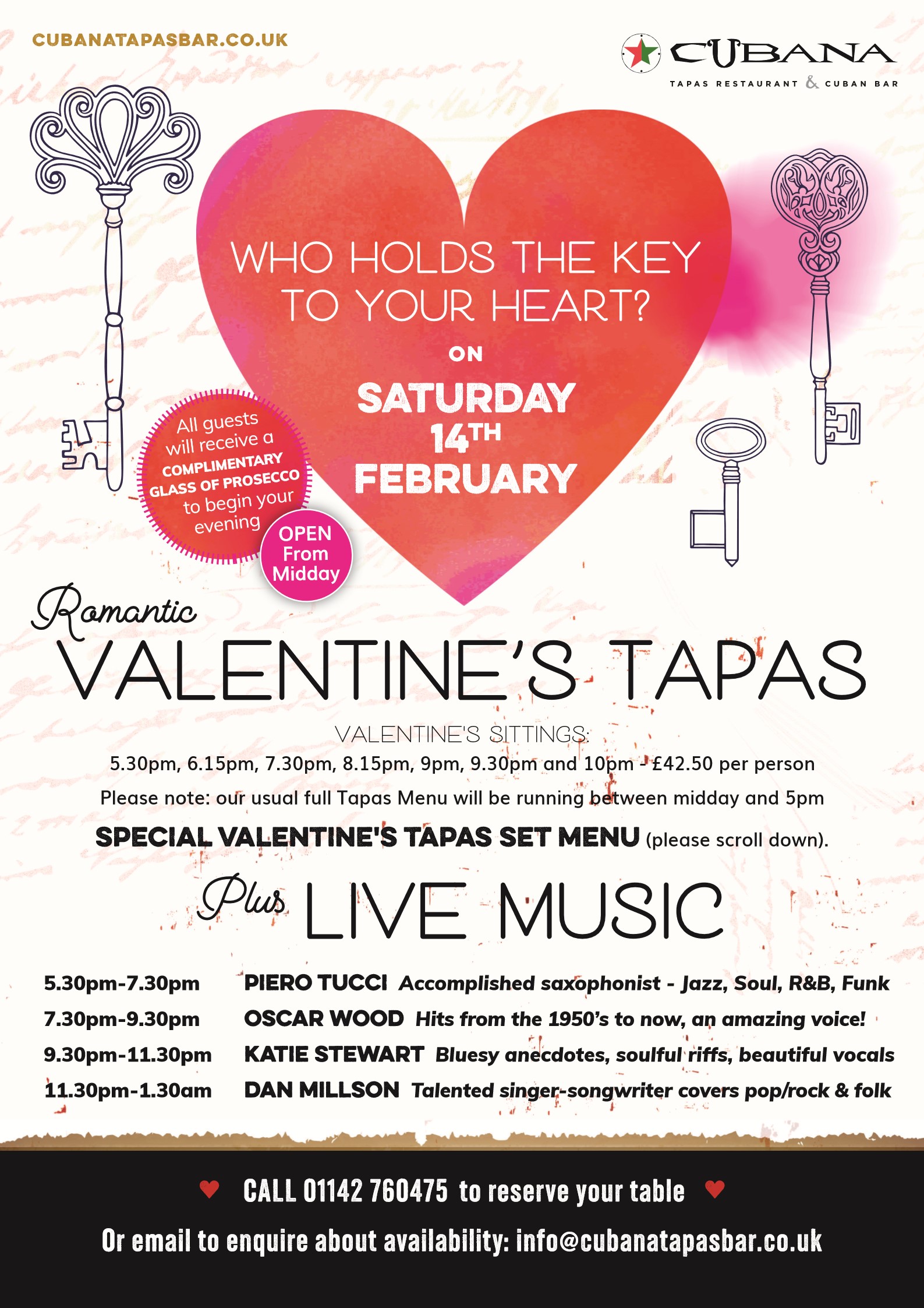 Valentine's Day at Cubana